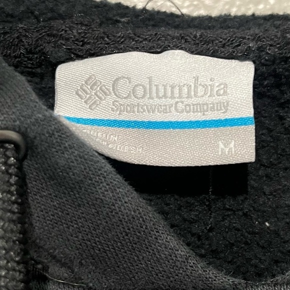 COLUMBIA- Black Hoodie Sweater with Front Pocket Size M - Picture 4 of 4